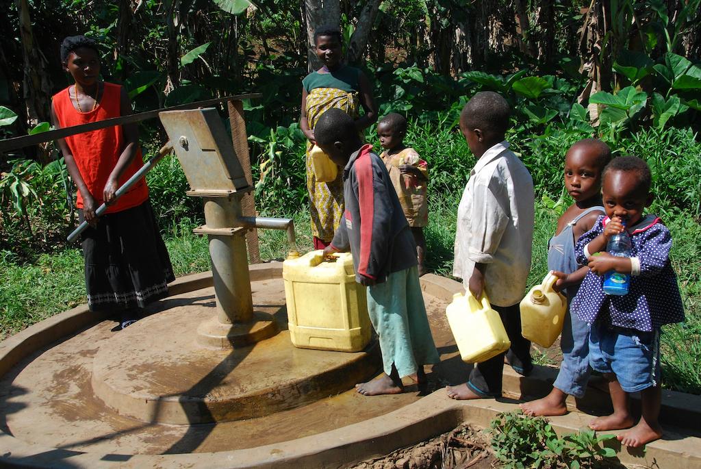 rural community carrying water