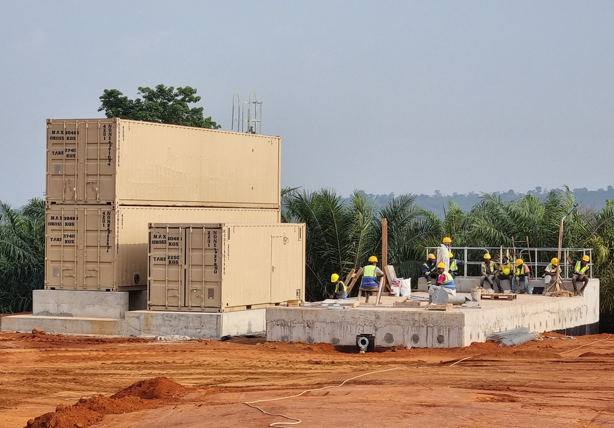 Kumawu trickle filter-plant-installation
